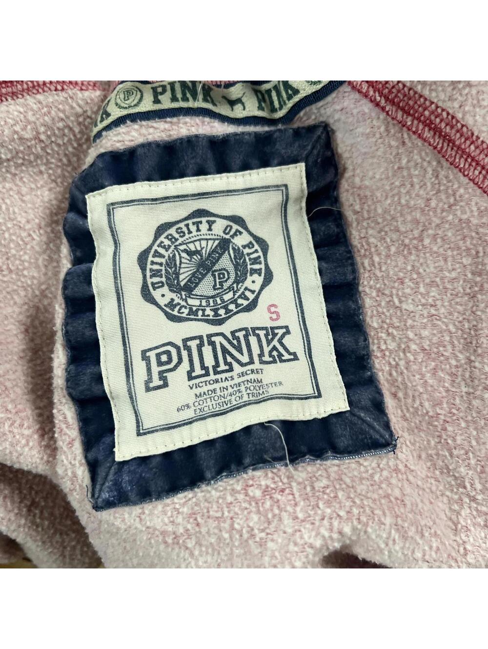 Vintage y2k PINK off the shoulder crewneck - Picture 7 of 8